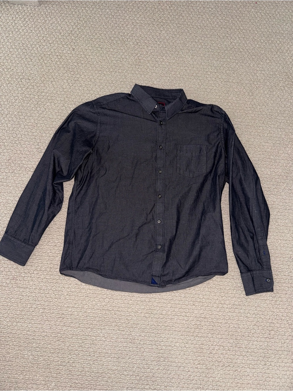 UNTUCKit Black Long-Sleeve Button-Up Dress Shirt
